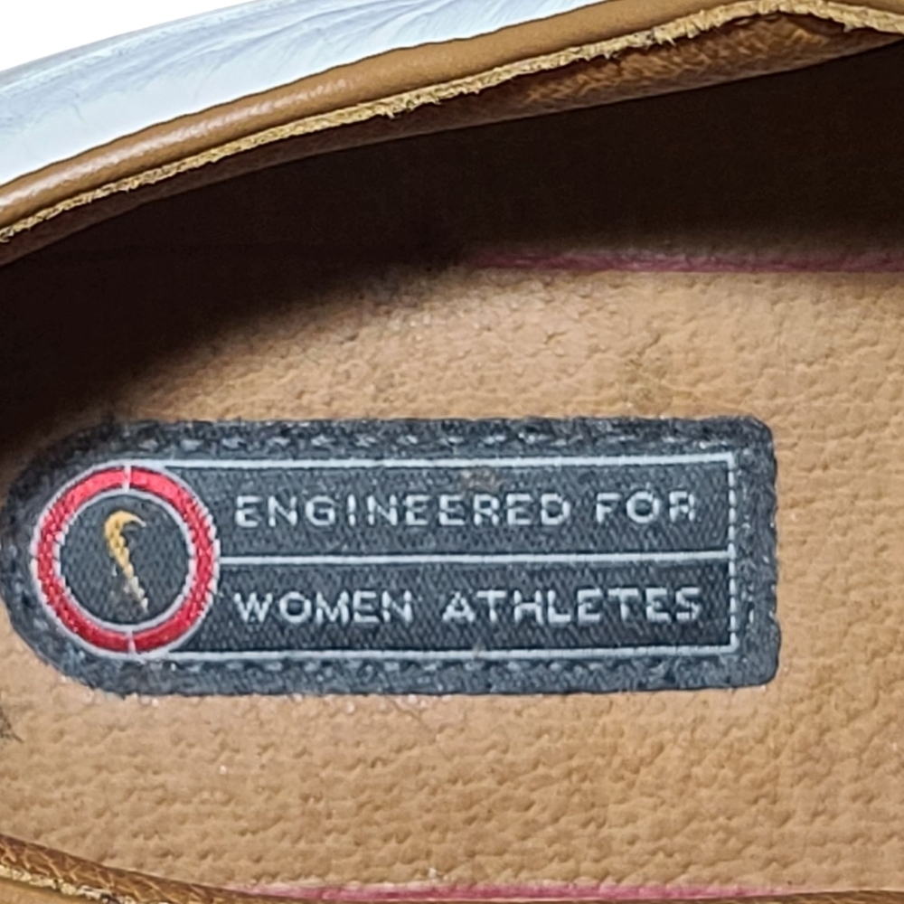 NIKE Zoom Air Golf Sneakers White And Tan Colorblock Spikes 7M - Picture 11 of 14